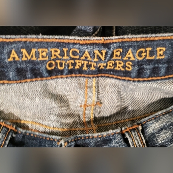 American Eagle Outfitters Original Straight Distressed REAL SIZE 30X28.5… - Picture 10 of 15
